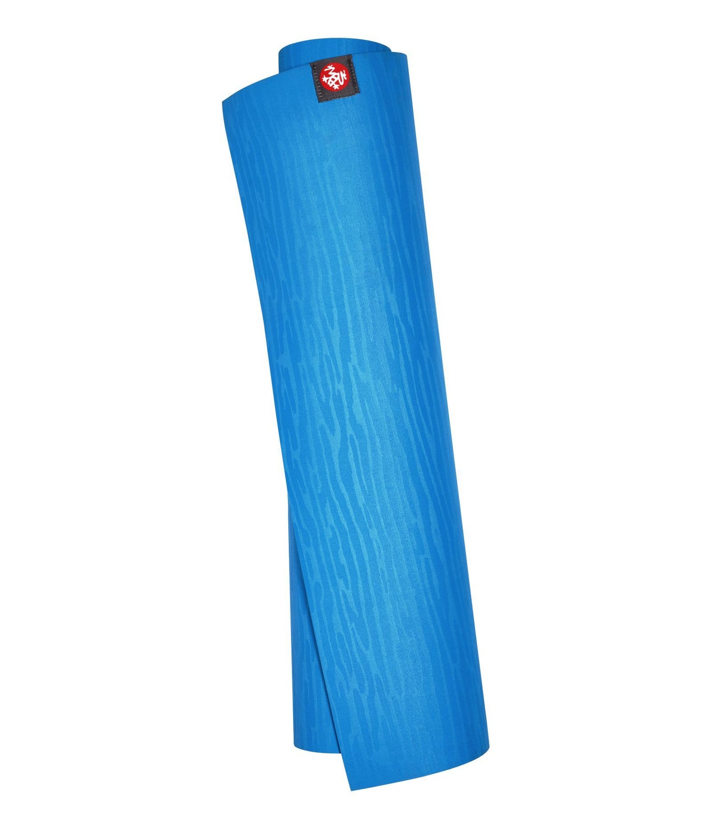 Manduka eKOLite 4mm Yoga Mat - Dresden Blue - rolled vertical | Eco Yoga Store