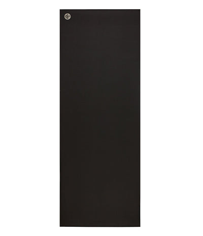 Manduka GRP Lite 4mm Hot Yoga Mat - Black - unfurled | Eco Yoga Store