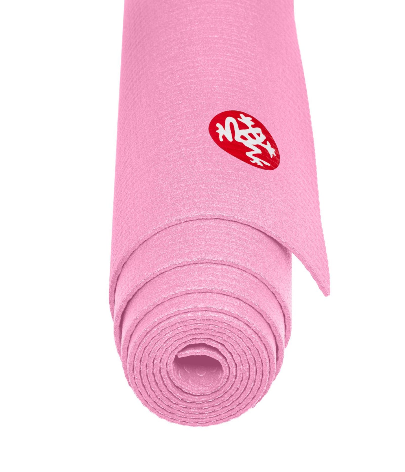 Manduka PRO Travel 2.5mm Yoga Mat - Fuchsia - rolled end on | Eco Yoga Store