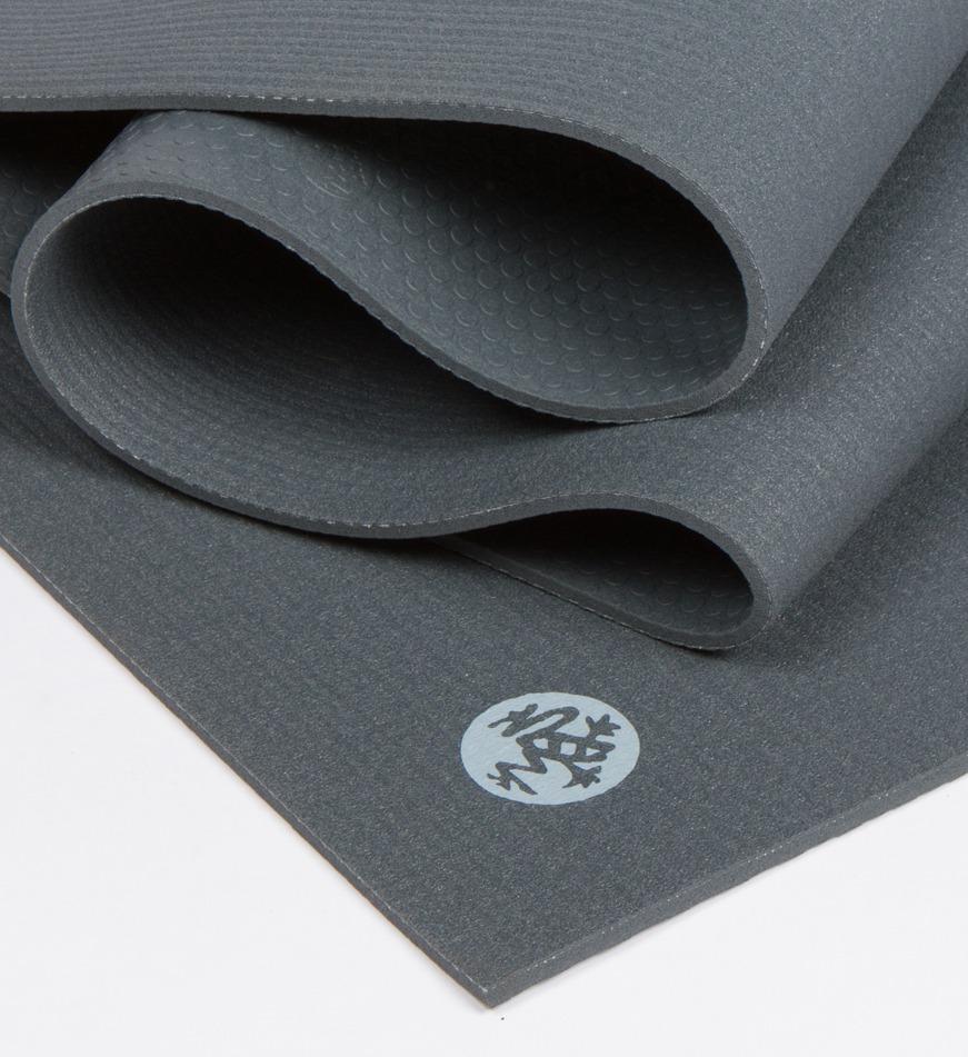 Manduka PROLite 5mm Long Yoga Mat - Thunder - folded | Eco Yoga Store