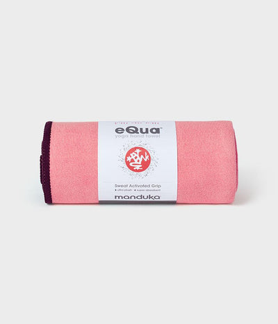 Manduka eQua Hand Towel - Desert Flower - rolled | Eco Yoga Store