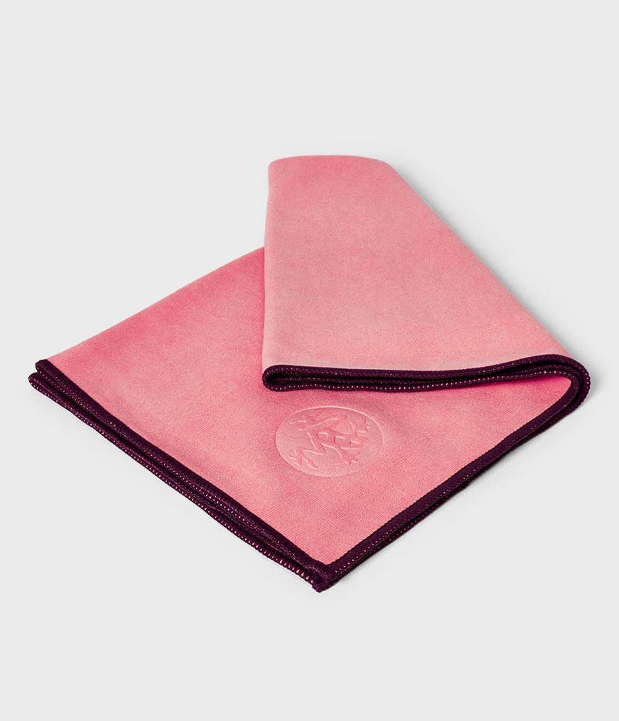 Manduka eQua Hand Towel - Desert Flower - folded | Eco Yoga Store